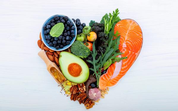 Foto gezonde voedingsmiddelen voor elke dag 