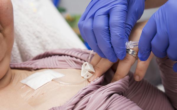 Foto oncologiepatiënt