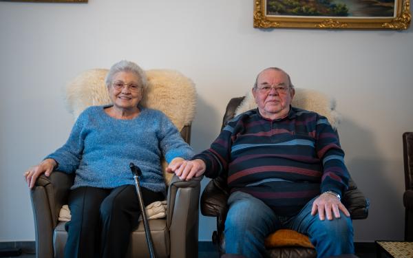 Theo Siborgs en Aldegonde “Gonneke” Willems zijn niet enkel een koppel, maar hij is ook haar mantelzorger