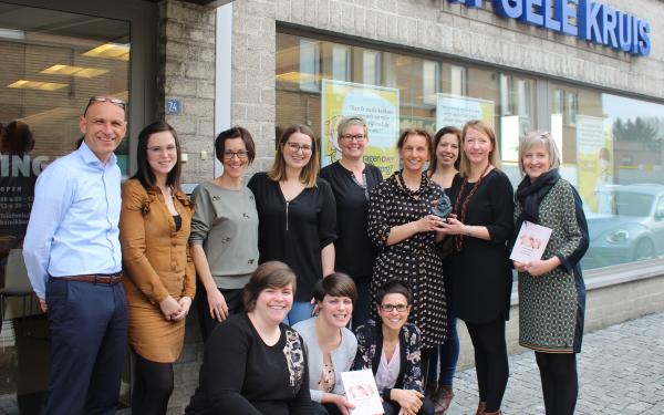 Mammae-borstvoedingsaward voor vroedvrouwen Wit-Gele Kruis Limburg