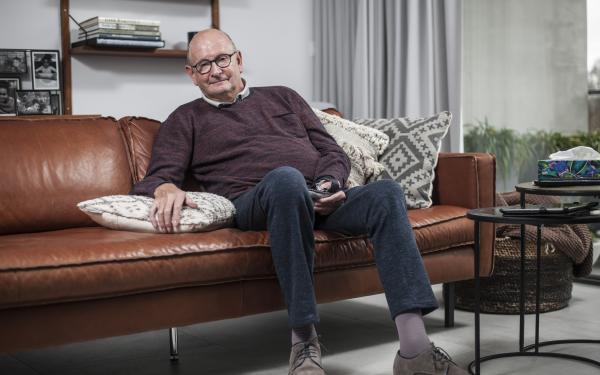 Thuis bij Hendrik Verheyen in de zetel
