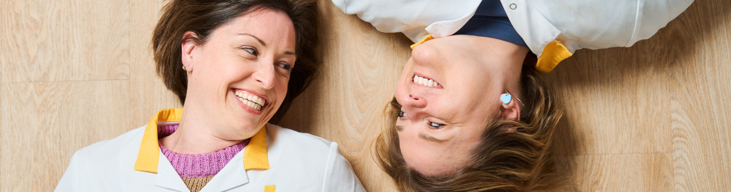 Elke en Sofie, thuisverpleegkundigen Wit-Gele Kruis