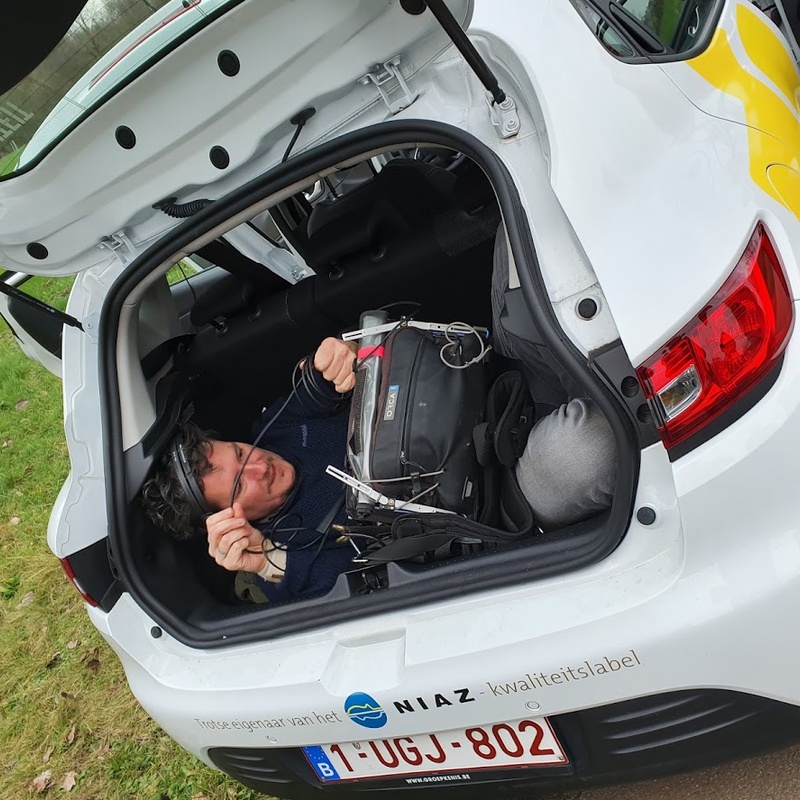 vlog Peter geluidsman in de auto