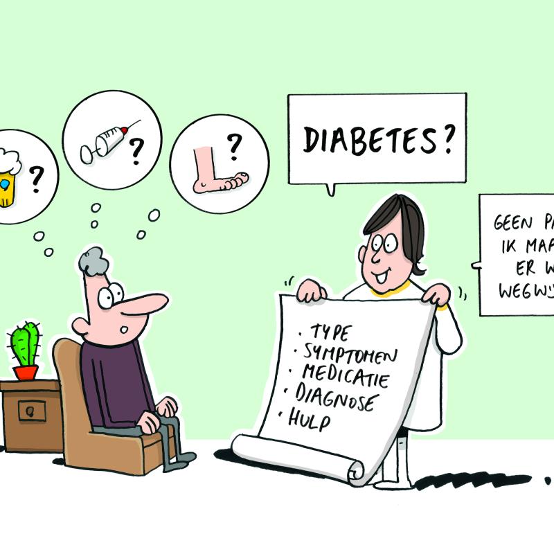 Cartoon diabetes