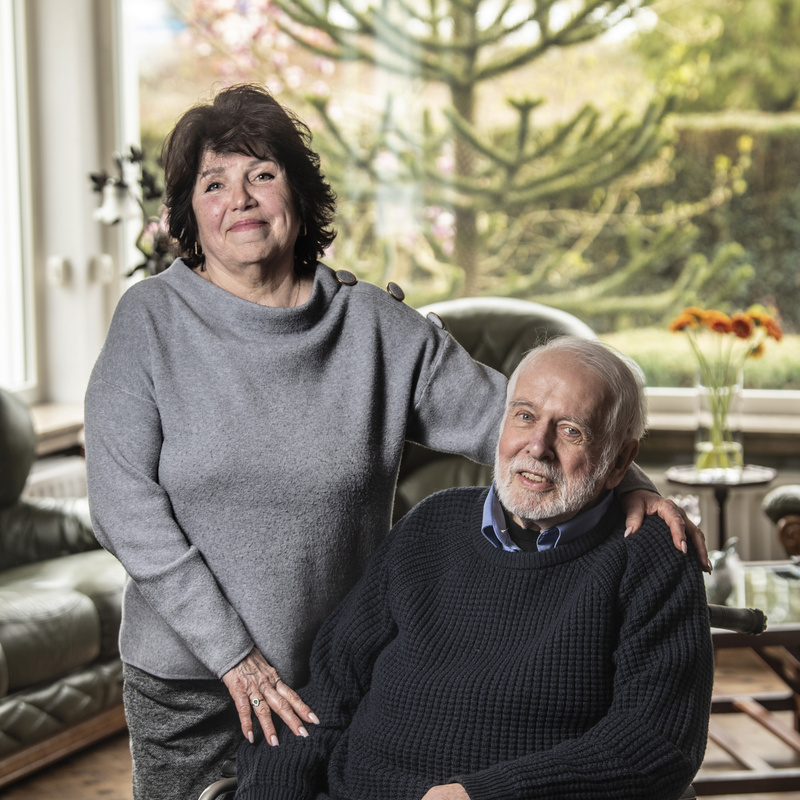 Patrick met zijn vrouw Tatyana 