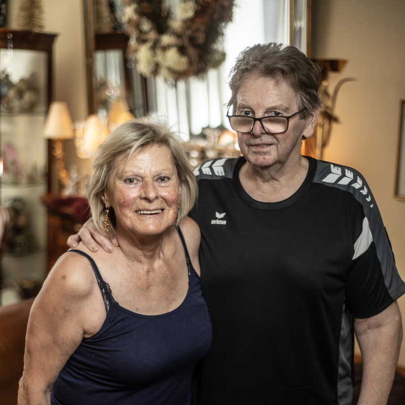 portretfoto van Wim met zijn vrouw Nicole