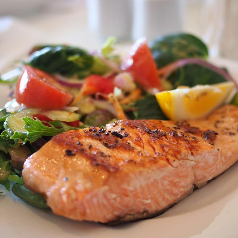 Gebakken zalmfilet