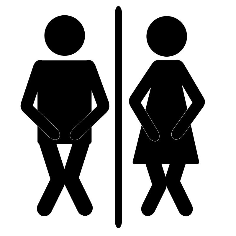 Symbool toilet