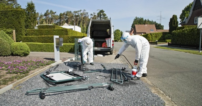 Ophalen en ontsmetten zorgmateriaal