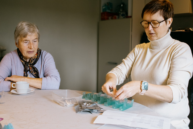 Annie en Heidi medicatie