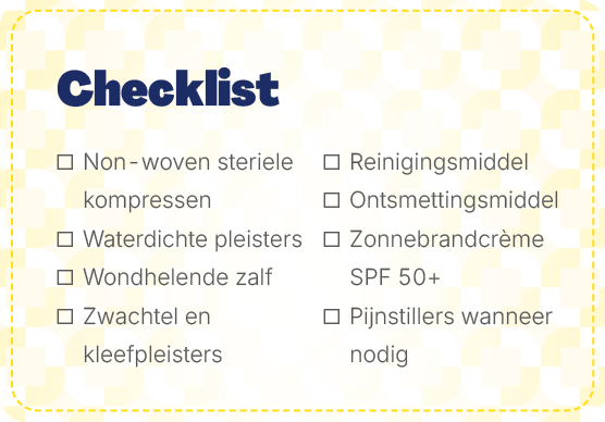 Verzorgingskit wondzorg