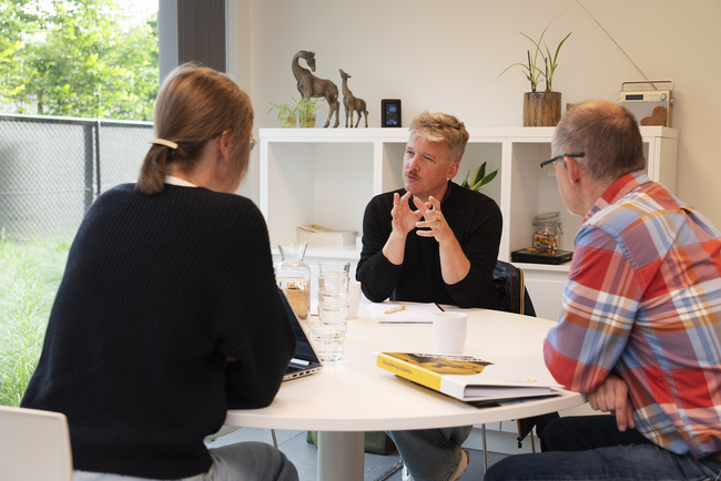 Auditor John met diabeteseducatoren