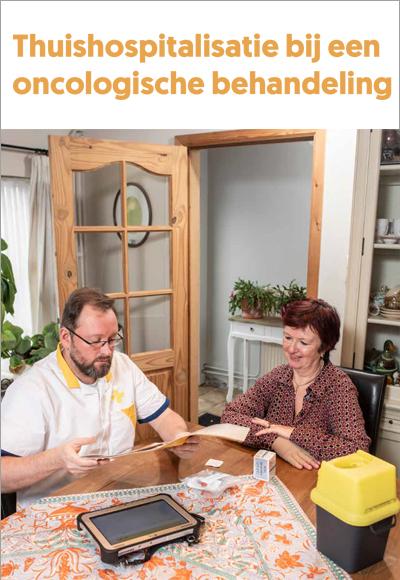 Foto cover artikel thuishospitalisatie bij oncologische behandeling