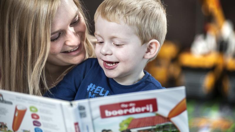 3-jarige Sander en zijn mama