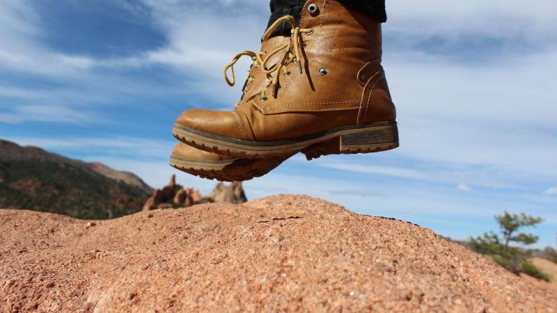 wandelschoenen, valpreventie   