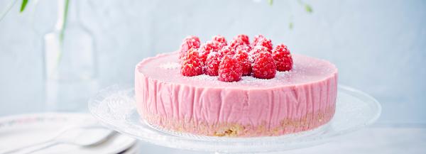 Bavarois met frambozen en vanille Bavarois met frambozen en vanille