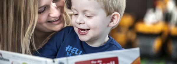 3-jarige Sander en zijn mama