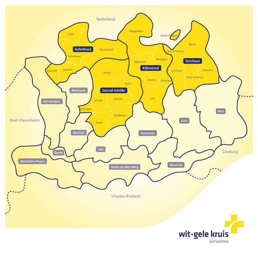 Afdelingen Kalmthout, Rijkevorsel, Turnhout en Zoersel-Schilde Afdelingen Kalmthout, Rijkevorsel, Turnhout en Zoersel-Schilde